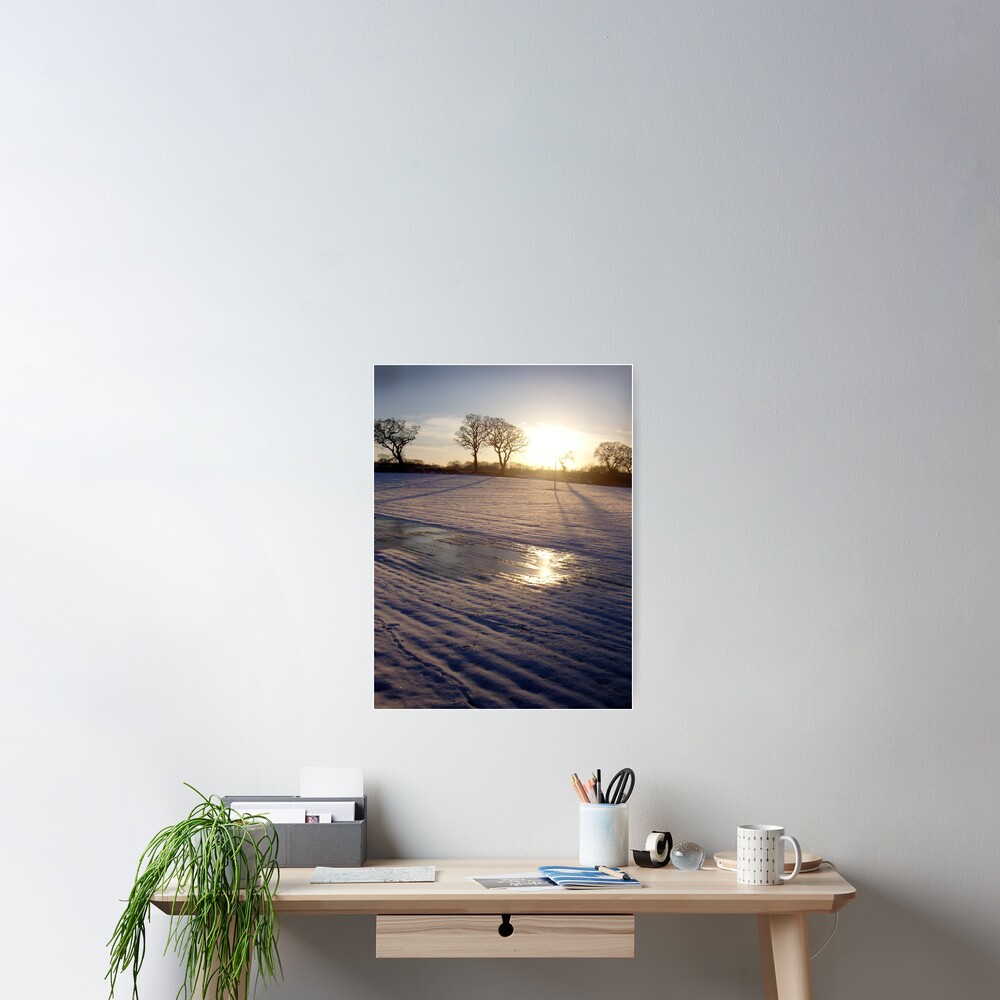 Dalmeny Winter Sun Poster