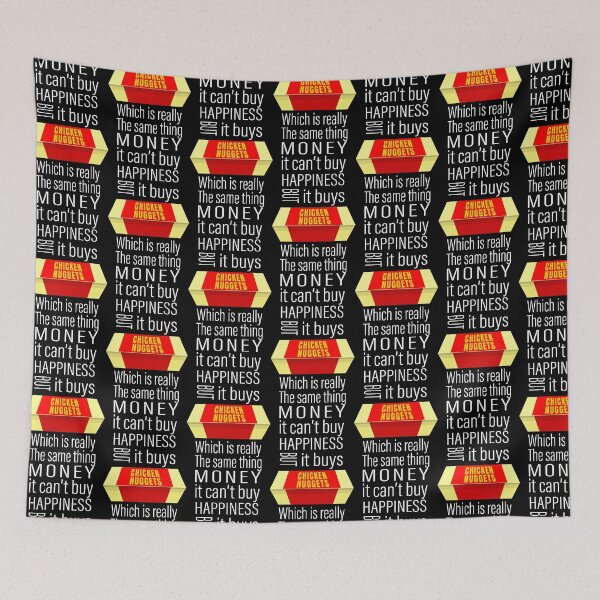 Item preview, Nuggs = Happiness (white) designed and sold by LukeRosenberg.