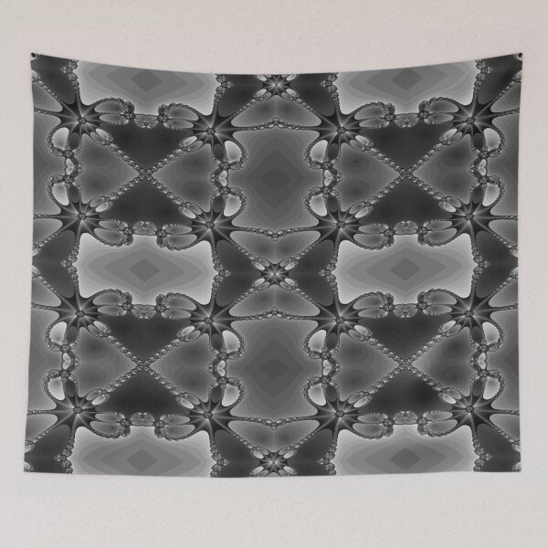 Item preview, Newton Raphson Fractal Seamless Pattern VII (mono) designed and sold by shane22.