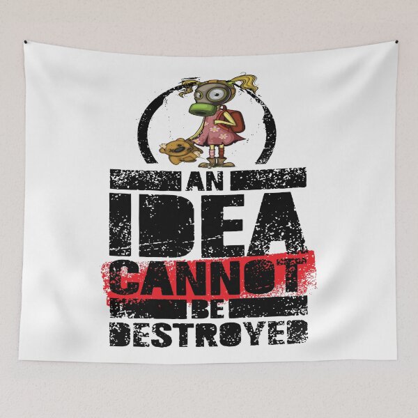 Item preview, An Idea Cannot Be Destroyed Polluted Girl designed and sold by ProjectX23.