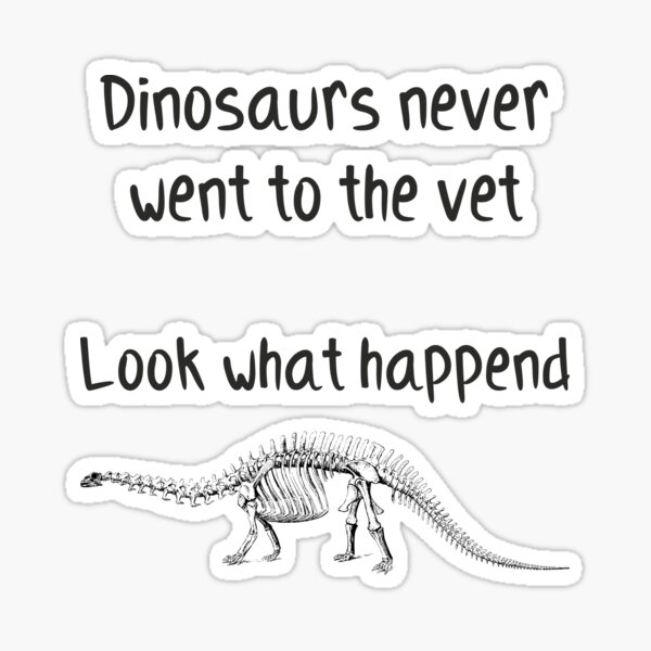 Dinosaur Dino gift Sticker