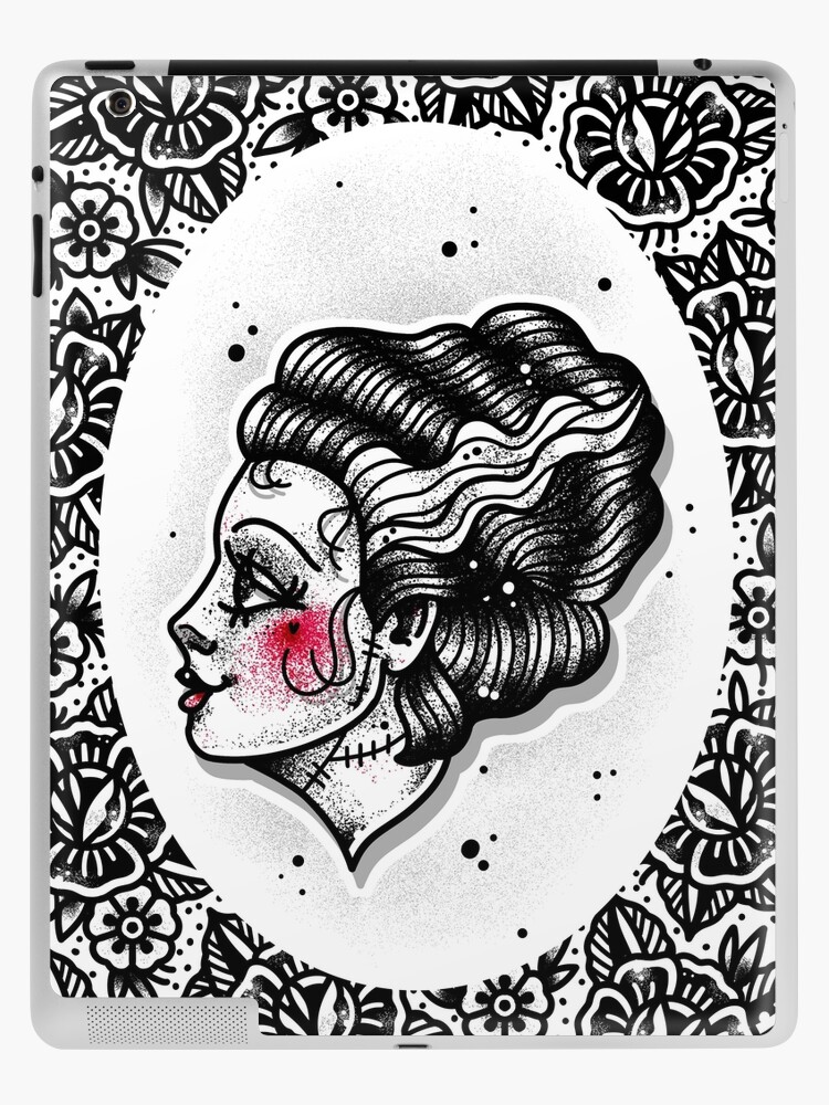Amazoncom Franky Mugshot by Marcus Jones Frankenstein Monster Tattoo Art  Print for Framing  Everything Else