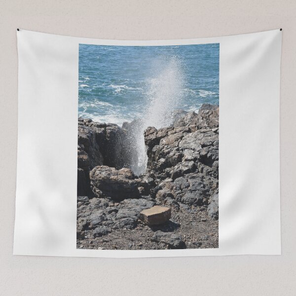 Item preview, Splashing sea water on rocks designed and sold by Hilbert72.