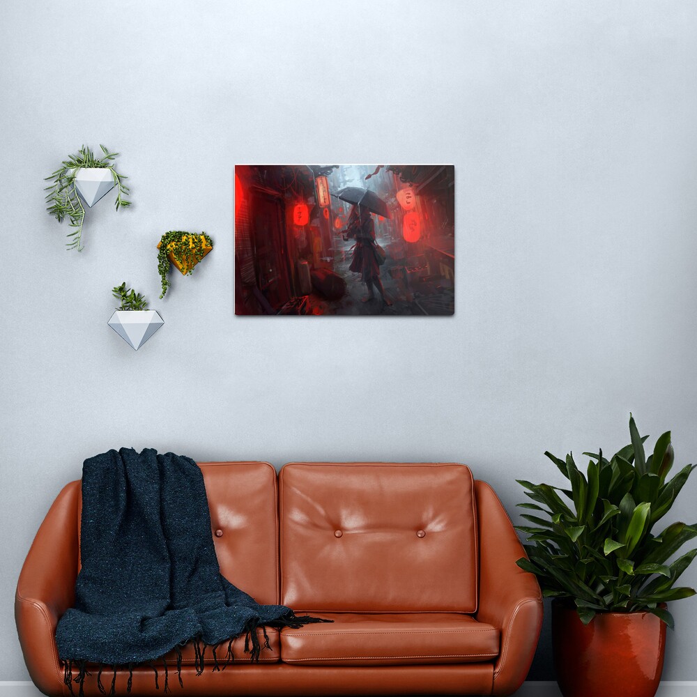 Rain Metal Print