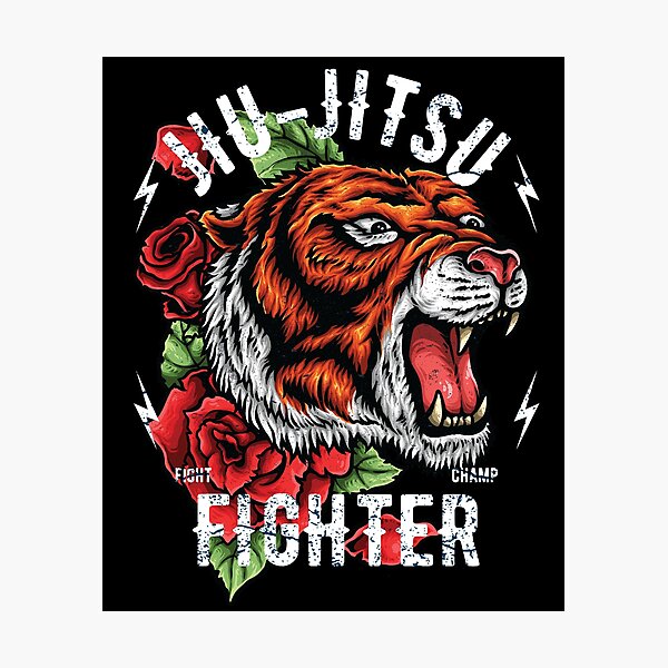 Item preview, Jiu Jitsu Tiger designed and sold by printworxx.