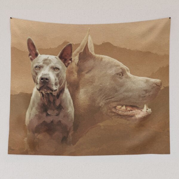 Item preview, Thai ridgeback dogs collage designed and sold by k9printart.
