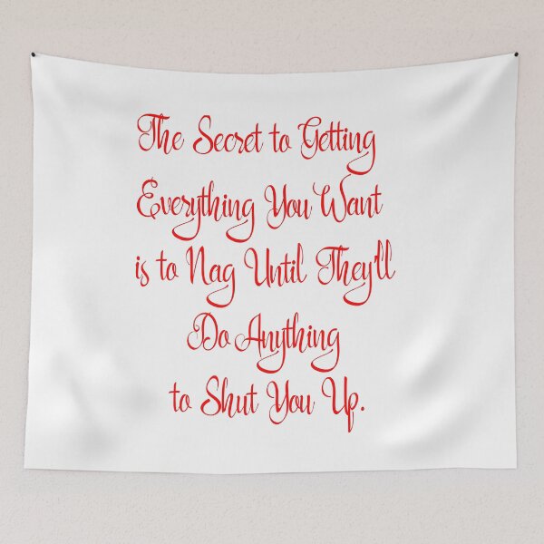 Item preview, The Secret to Getting What You Want Text Design designed and sold by Poetic Patterns Studio.
