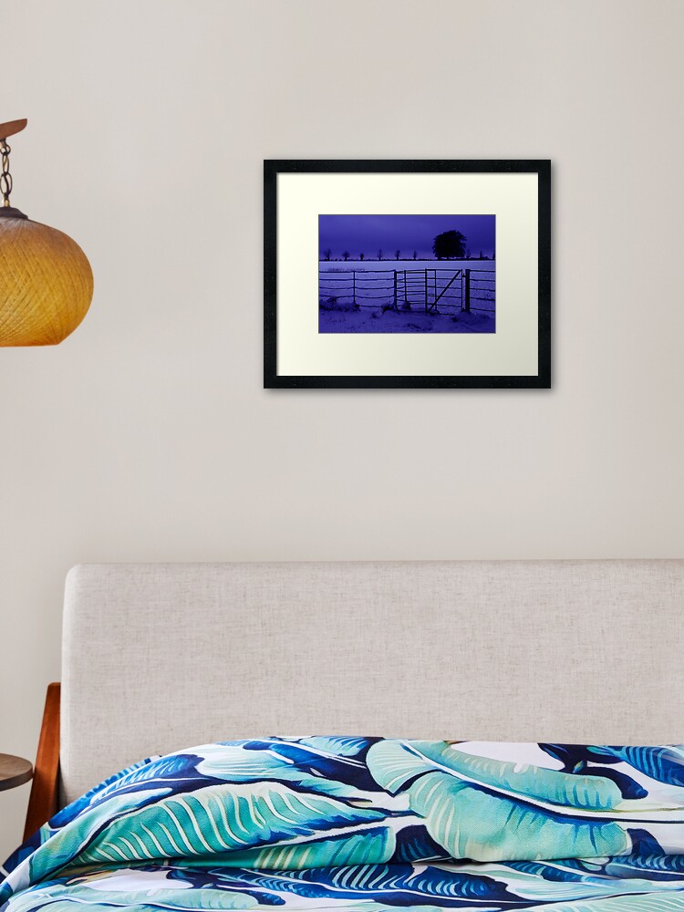 Thumbnail 2 of 7, Framed Art Print, Purple haze designed and sold by blondie1sammo.