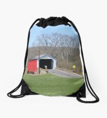 Covered Bridge Drawstring Bag