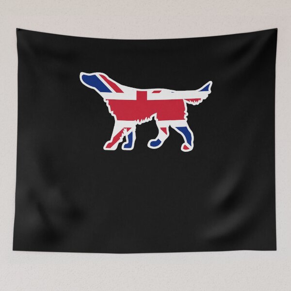 Item preview, Irish Setter Dog Flag of the United Kingdom designed and sold by shoppzee.