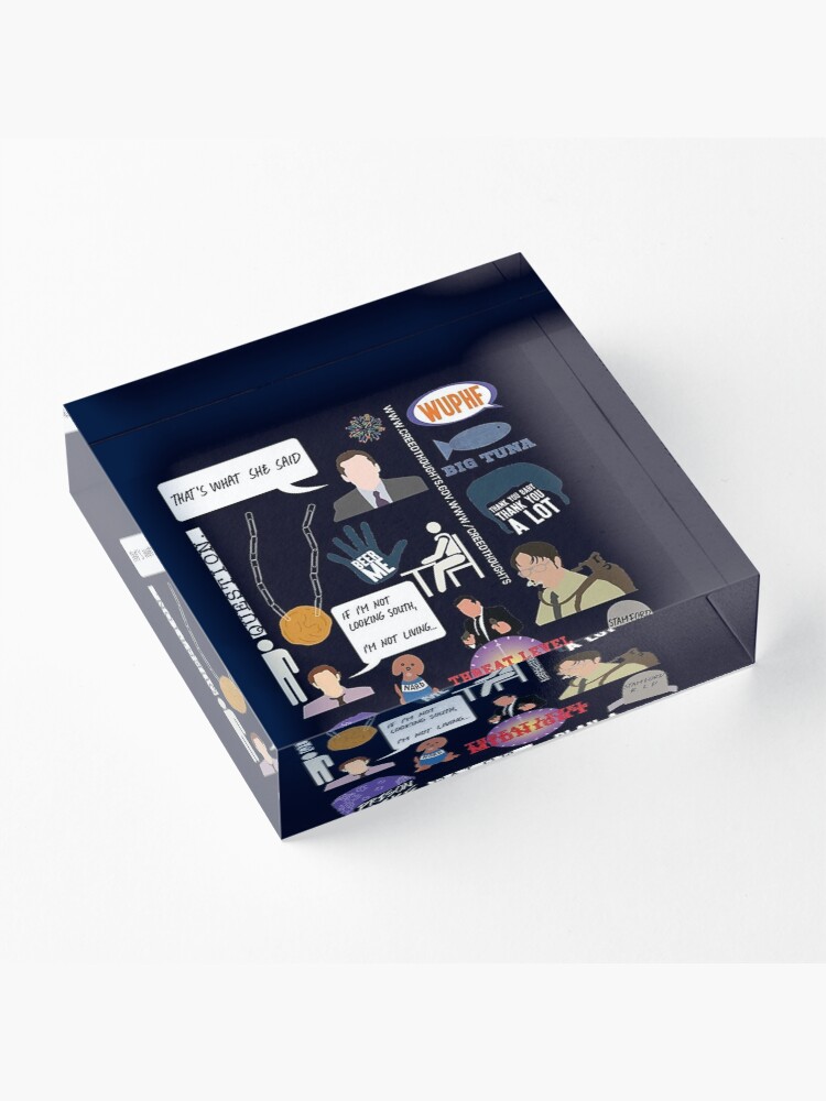 Alternate view of The US Office Acrylic Block
