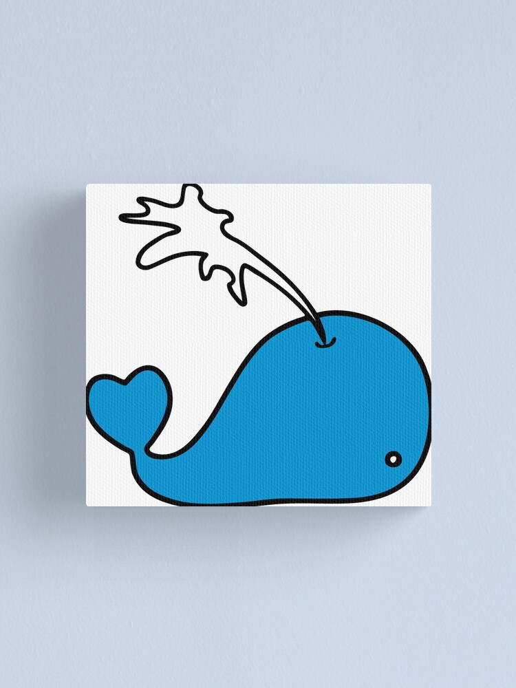 Baby Blue Whale (Cartoon Drawing) Baby Blue Whale (Cartoon Drawing)