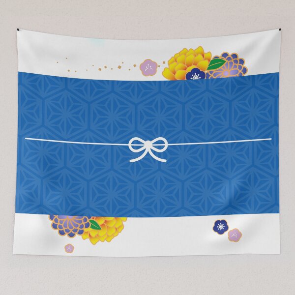 Item preview, japanese style:001blue designed and sold by soratoki.
