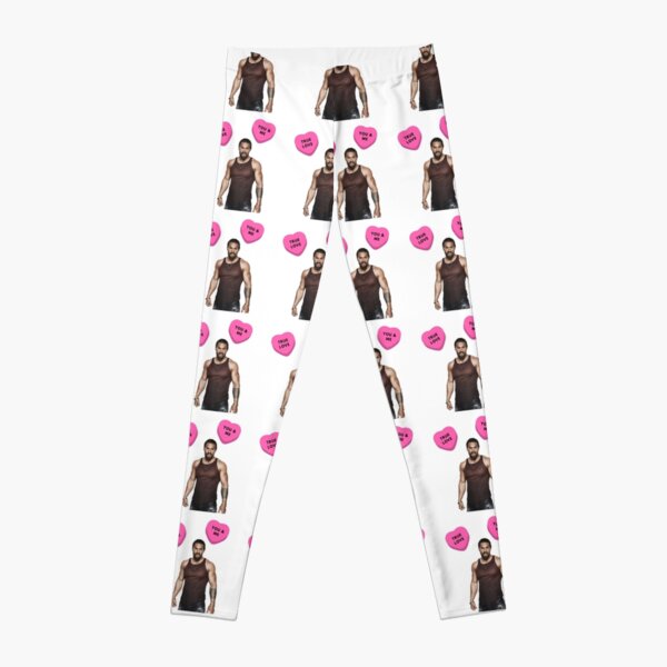 Jason Momoa, Valentine's day, Gifts, Presents, Cute, Love, Pink, Cool, Friendship, Romantic, Friends, Cinema, Film, Actor, Culture Leggings