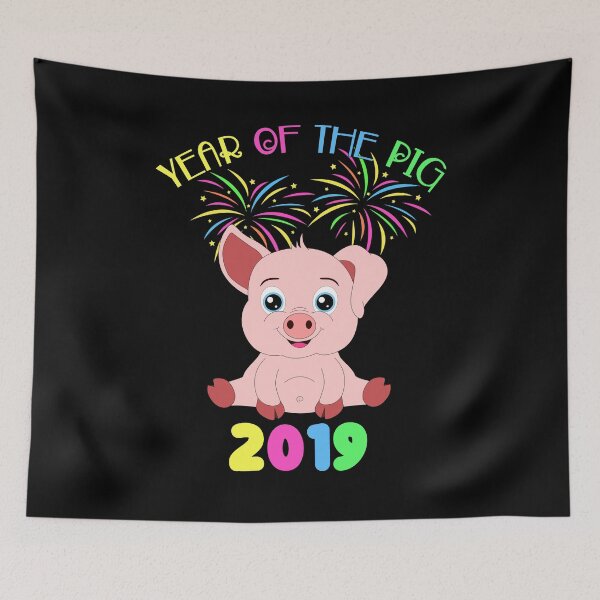 Item preview, Year Of The Pig Chinese New Year Astrology Zodiac designed and sold by Basti09.