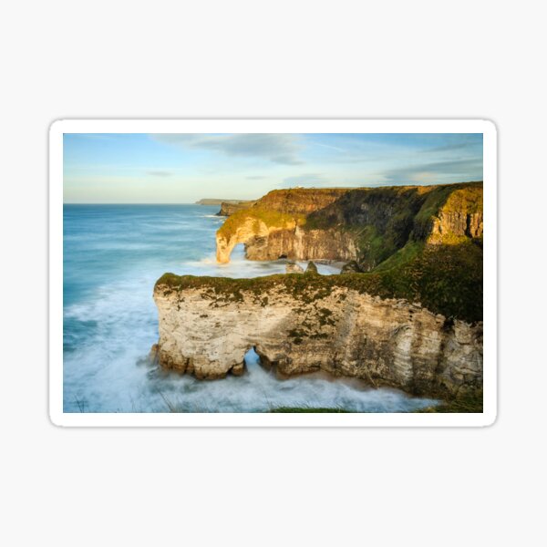 Sea Arches On The Causeway Coast Sticker