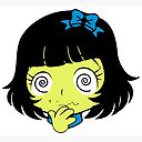 Dizzy Confused Anime Manga Girl Face Poster By ronisback Redbubble