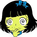 Dizzy Confused Anime Manga Girl Face Sticker By ronisback Redbubble