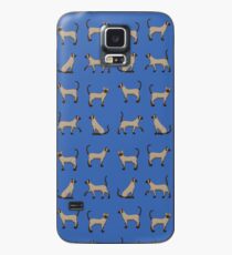 Funda/vinilo para Samsung Galaxy gato siames