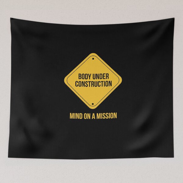 Item preview, Body Under Construction Mind On A Mission designed and sold by MooonTees.