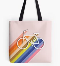 Rainbow bike Tote Bag