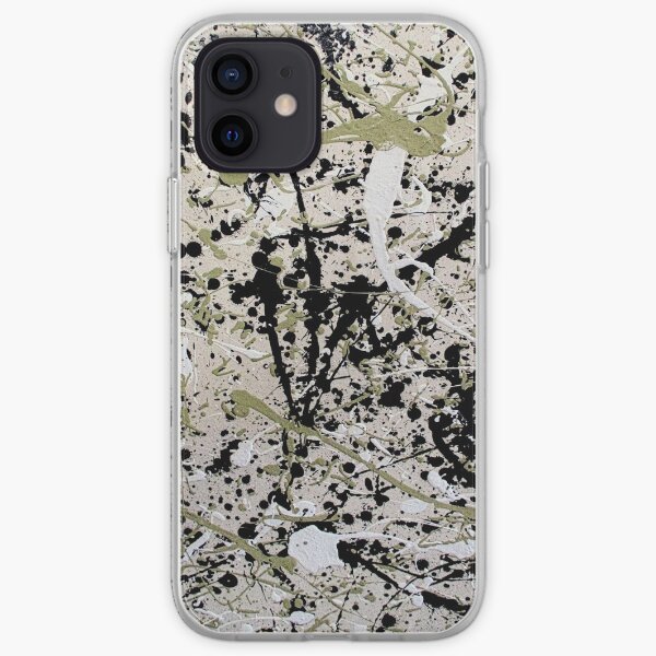 pollock inspired iPhone Soft Case