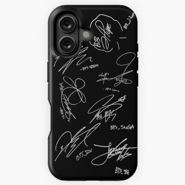 Artikel-Vorschau von Bangtan Unterschriften - Iphone-Hüllen, designt und verkauft von wildberriesph.