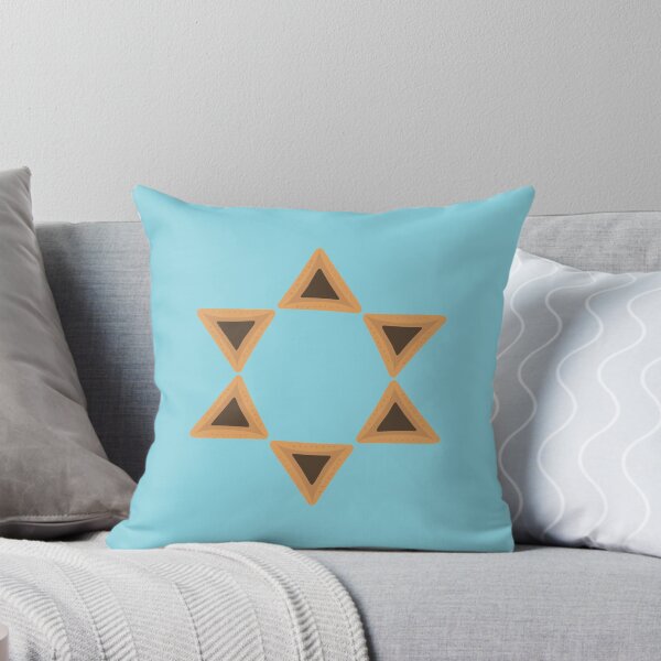 Item preview, Purim holiday flat design icons of hamantashs in star of david shape designed and sold by Maor Winetrob.