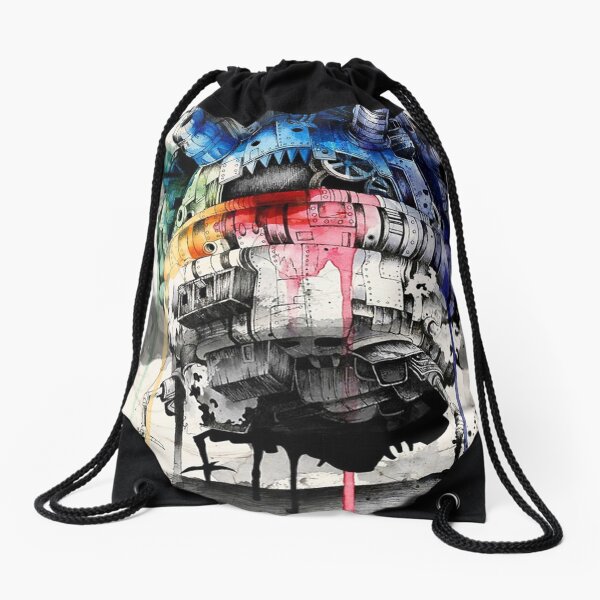 Howl's Moving Castle Drawstring Bag