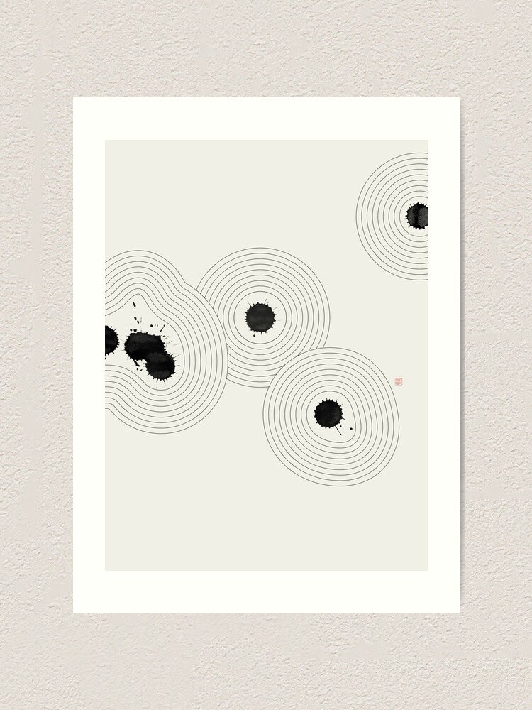 Alternate view of Accidental Zen Garden n°1 (West Meets East Series) Art Print