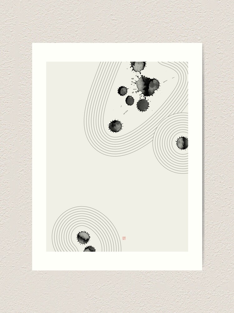 Alternate view of Accidental Zen Garden n°3 (West Meets East Series) Art Print