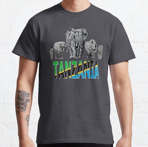 Africa's Big 5 Animals for Tanzanians Classic T-Shirt