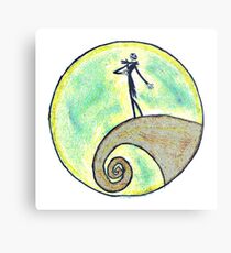 Tim Burton, Nightmare before Christmas, Drawing, Hand drawn, Design, Illustration, Tim Burton art, Sketch, Doodles, Gifts, Presents Metal Print