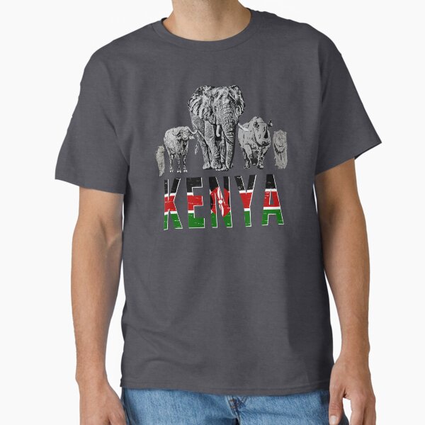 Africa's Big 5 Animals for Kenyans Classic T-Shirt