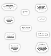 John Mulaney Quotes Sticker