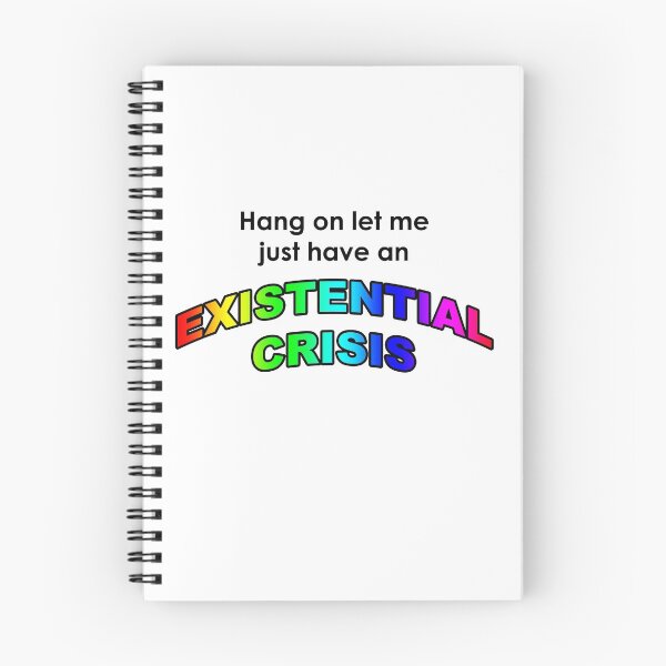 Item preview, Let me have an existential crisis - black designed and sold by CockellDesigns.