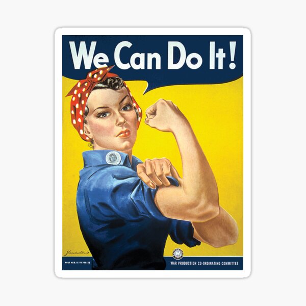 Item preview, WWII Propaganda We Can Do It designed and sold by avidfan2000.