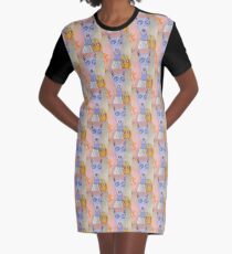 Tutu detail Graphic T-Shirt Dress