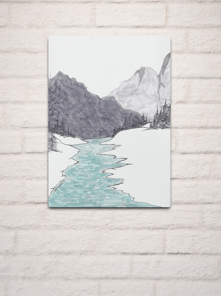 Mountain Stream 2' x 4