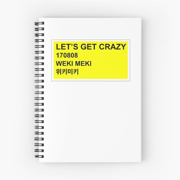 Item preview, let's get crazy weki meki designed and sold by olliemattie.