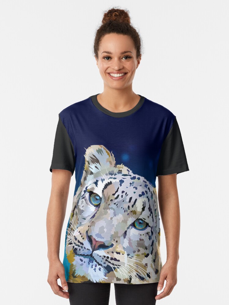 Alternate view of Snow Leopard Graphic T-Shirt