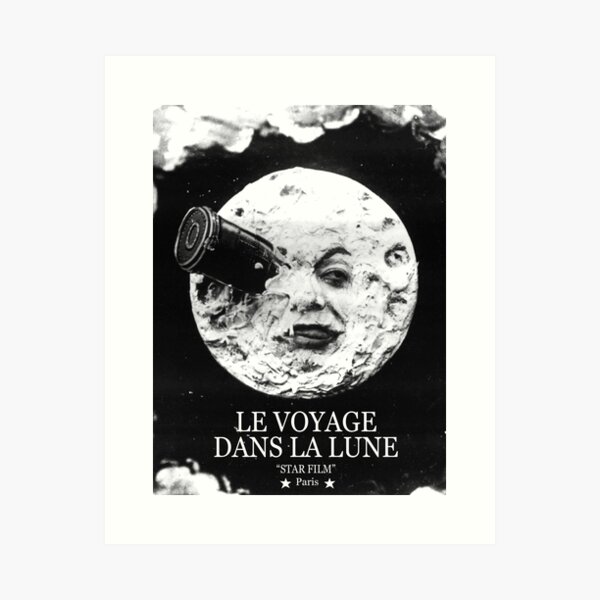 A Trip to the Moon (Le Voyage Dans La Lune)  Art Print