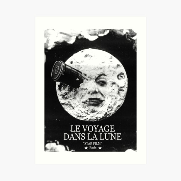 A Trip to the Moon (Le Voyage Dans La Lune) Art Print