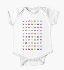 Buntes Katzen-T-Shirt Baby Body Kurzarm