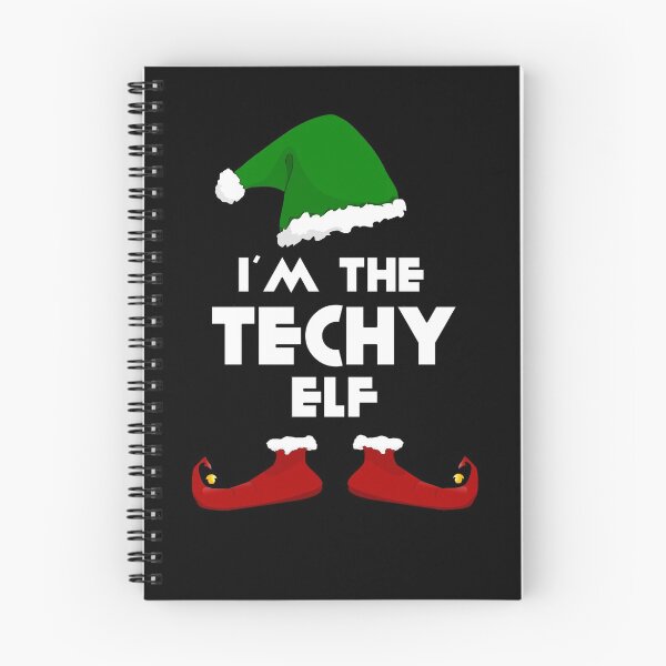 Aperçu de l'œuvre Je suis l'elfe techy - Famille Funny Christmas Shirts créée et vendue par RZFDesign.