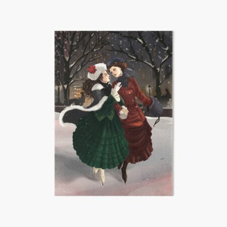 A Christmas Waltz Art Board Print