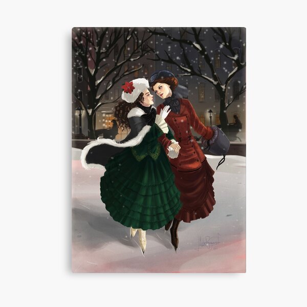 A Christmas Waltz Canvas Print