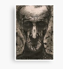 Ink Face Canvas Print