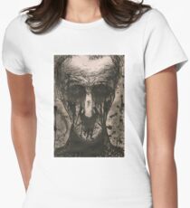 Ink Face Women's Fitted T-Shirt