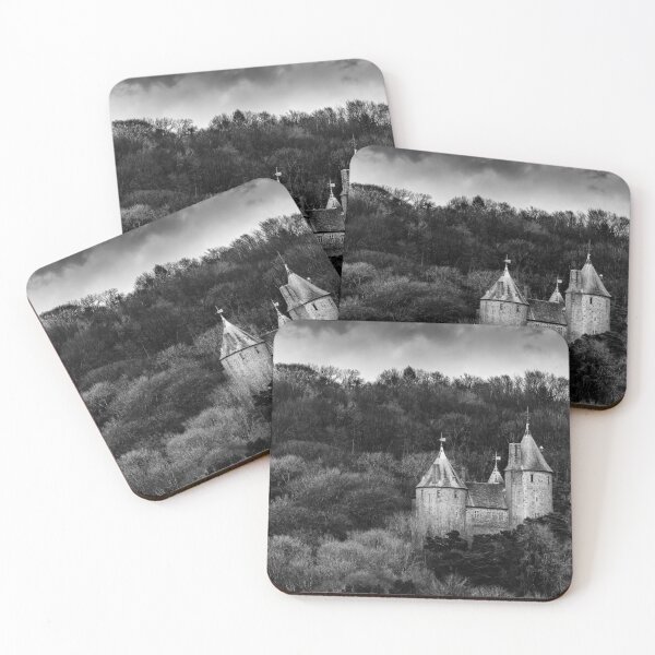 Item preview, Castle Coch in black and white designed and sold by iCimages.net.